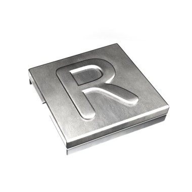 7TCG009470R0096 Маркировка для стяжки каб. Ty-Met, б/покрытия, нерж.сталь, металлик, 'R', YID-CHAR-R