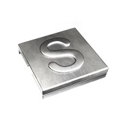 7TCG009470R0097 Маркировка для стяжки каб. Ty-Met, б/покрытия, нерж.сталь, металлик, 'S', YID-CHAR-S