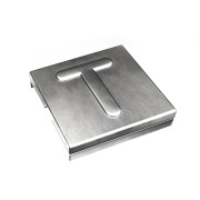 7TCG009470R0100 Маркировка для стяжки каб. Ty-Met, б/покрытия, нерж.сталь, металлик, 'T', YID-CHAR-T