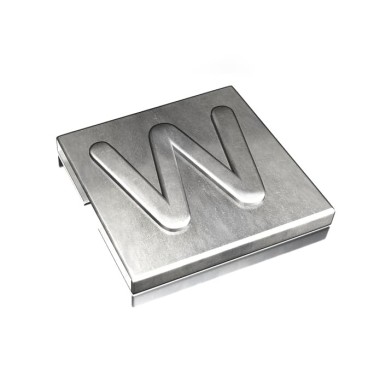 7TCG009470R0103 Маркировка для стяжки каб. Ty-Met, б/покрытия, нерж.сталь, металлик, 'W', YID-CHAR-W