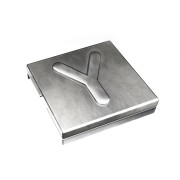 7TCG009470R0105 Маркировка для стяжки каб. Ty-Met, б/покрытия, нерж.сталь, металлик, 'Y', YID-CHAR-Y