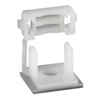 7TCG009900R0001 Зажим кабельный самоклеящеяся/винт, ПА 66, натуральный, 25х25мм, 6мм, TC349A-TB